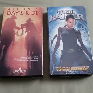 2 VHS movies